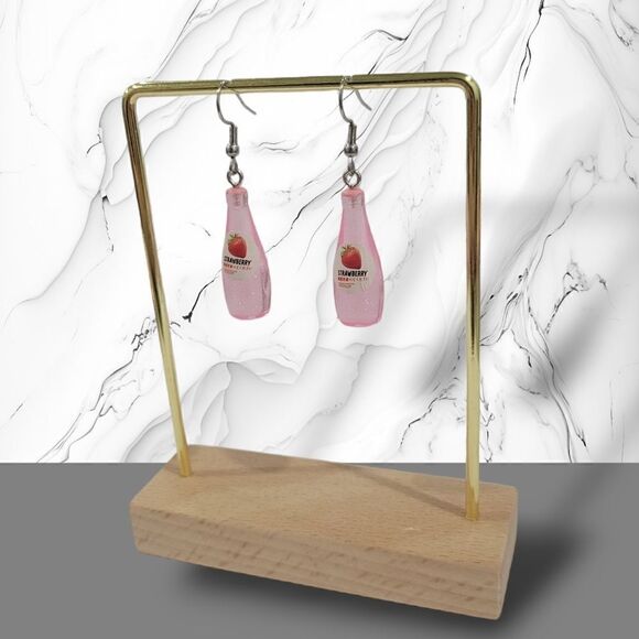 🍓Strawberry Soda Earrings🍓 (2-A019-A)-Jewelry for Women - Picture 5 of 6